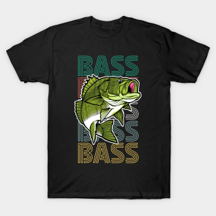 bass fish t-shirts